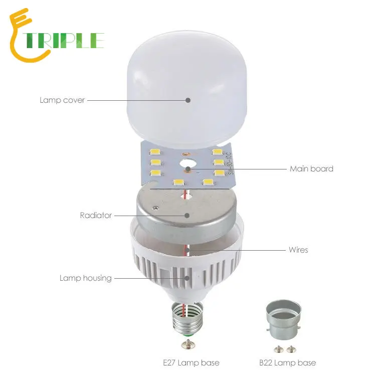 
Hot product 2700K-6500K E27 150 watt dimmable led bulb 