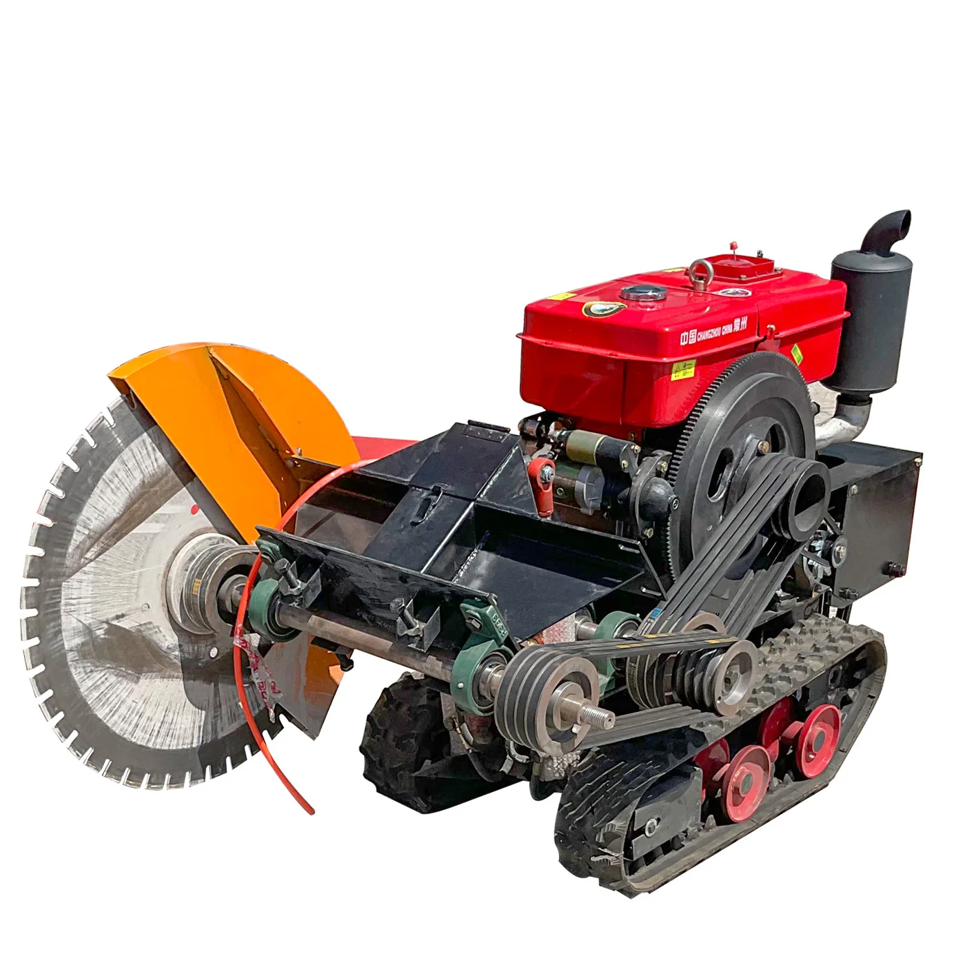 New Style Pillar Cutter Floor Wall Saw Column Pile Cement Chinese Small Hand Push Concrete Road Cutting Machine With Factory Dir