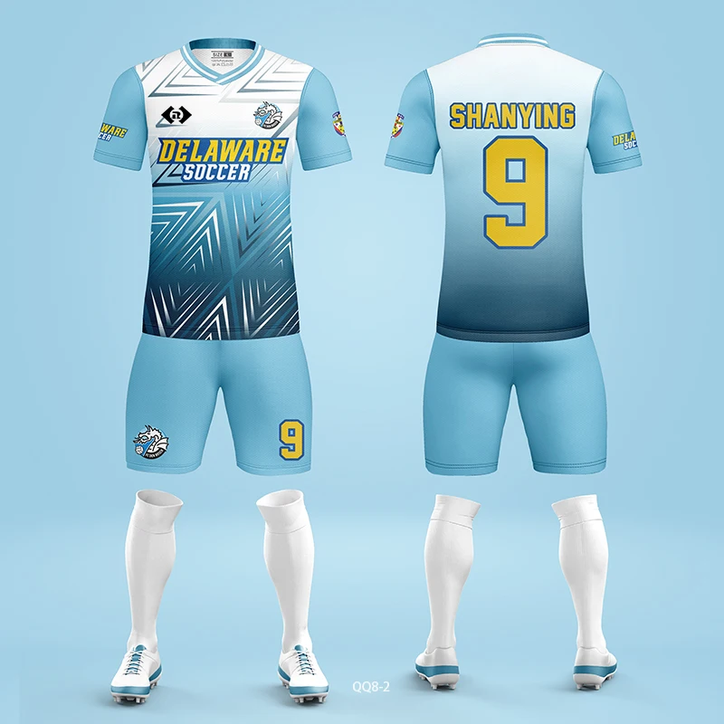 Футбольный трикотаж с цифровой печатью на заказ уникальный дизайн Maillot De Football логотипом собственной торговой марки обслуживание OEM для 2024/25 команд