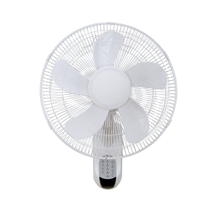 Adjustable 3 speed timer home bedroom kitchen mounted electric 16 inch wall fan with remote control