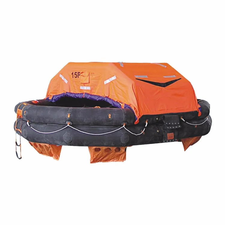 Throwing Type Marine Lifesaving Supplies Solas 4 6 Person Automatic Inflatable Life Raft