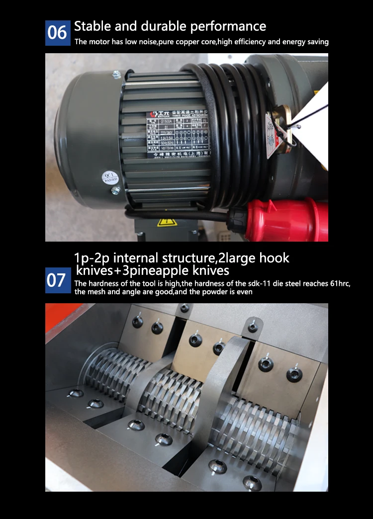 Function New type recycling plastic bottle PET piece bottle crusher recycling machine