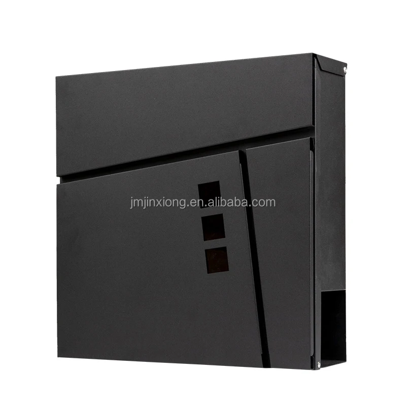 Hot Sale Apartment Stainless Steel Iron Mailbox Wall Mounted Letterbox Postbox