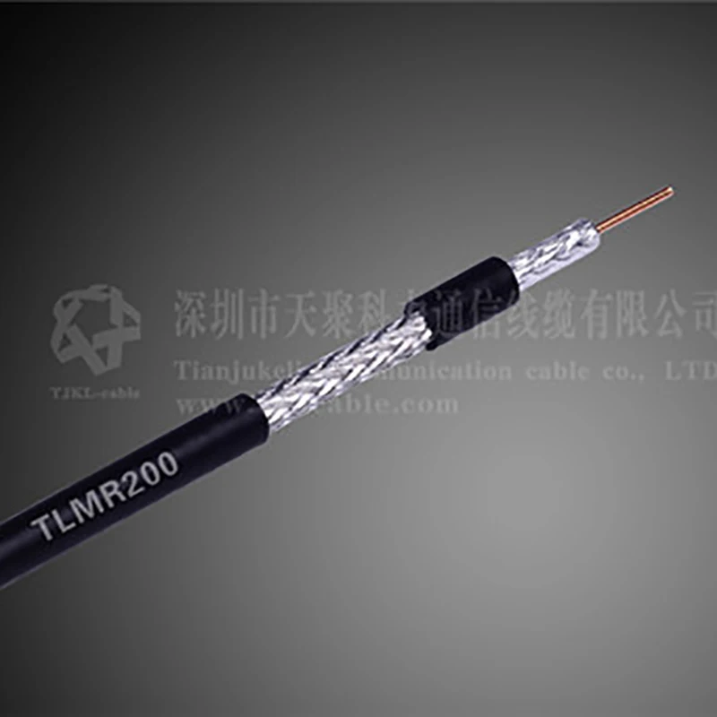 Factory direct sales high quality and low impedance LMR200 with SMA male 15m for communication