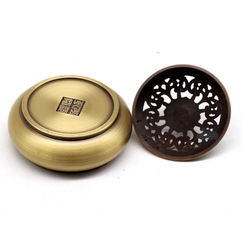 Металлическая курильница с вырезами, курильница на заказ для чайной церемонии, курильница для украшения дома