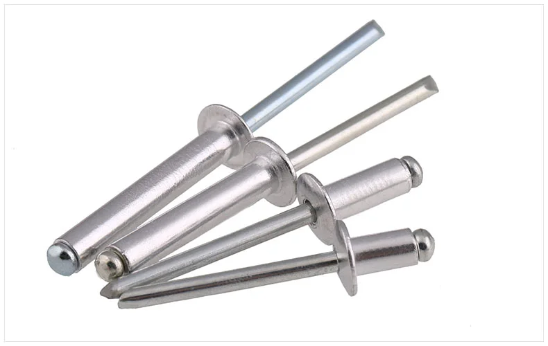 Stainless Steel Aluminum Blind Rivet DIN7337 Round Head Aluminum Steel Stem Break Pop Blind Rivet