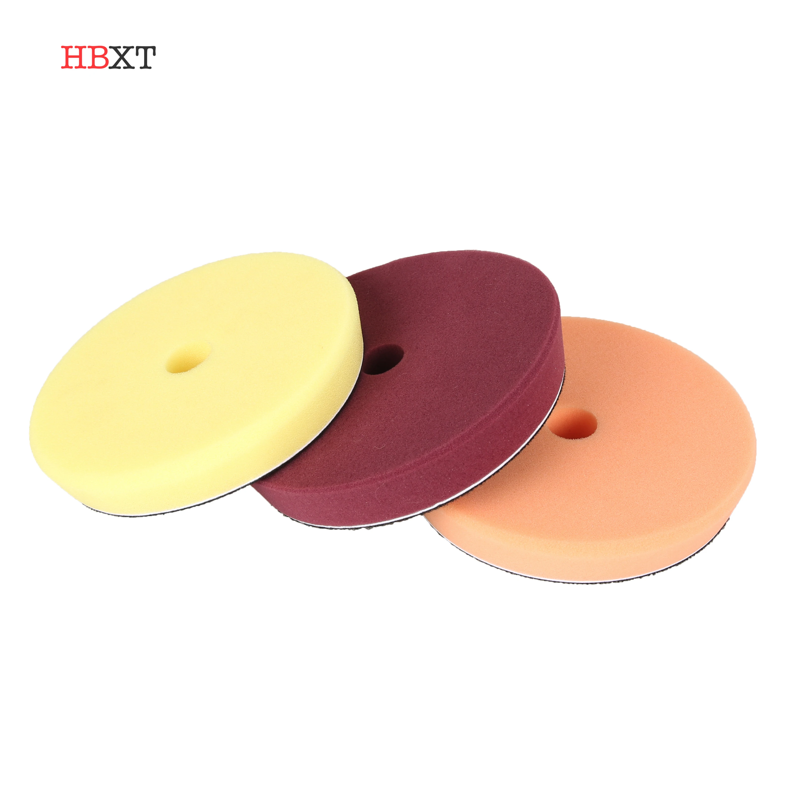 6 Inch 3-Step Polishing from Coarse Medium Soft Foam Polishing Pad for  Auto Detailing Car Waxing