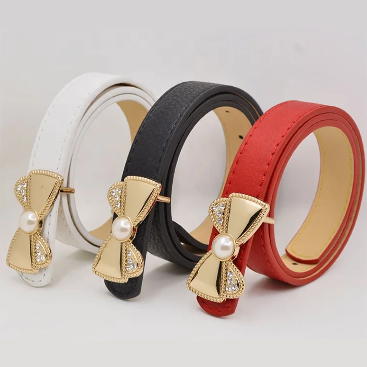 
New Kids Belts PU leather Metal Buckle Children Waist Strap Elegant Style Smooth Waistband 