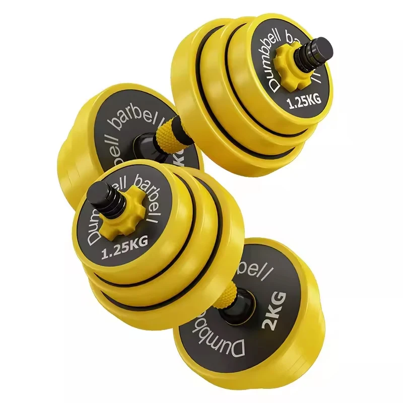 Hot Selling 30KG Musculation-acce Gym Equipment Cast Iron Adjustable Barbell Dumbbells Set