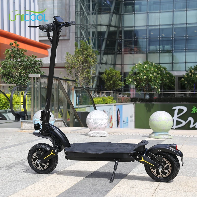 Unicool good selling new model 60v 11 inch fat wheels 2400w 90kms dual motor offroad electric scooters for adults