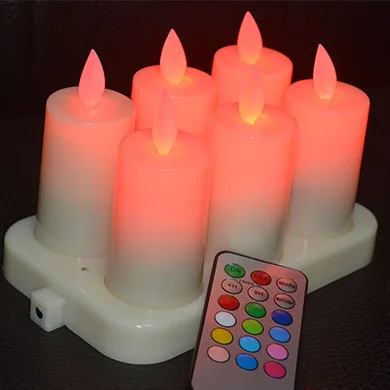 LED Electronic Candle Light 18 Keys RGB Timing Control Board Light Board