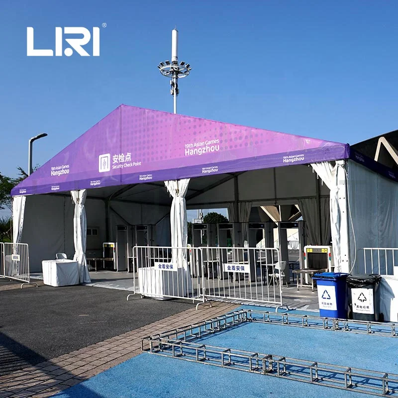 All Weather Heavy Duty Big Clear Span Sport Events Tent Security Check