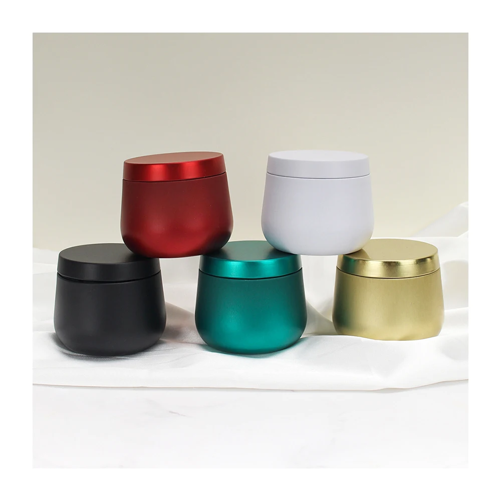 Metal Cans 8oz 4oz 120ml Candle Jars Making Tin Jars Metal Candle Tins Metal Can Soap Lip Balm Cosmetic Candle Containers