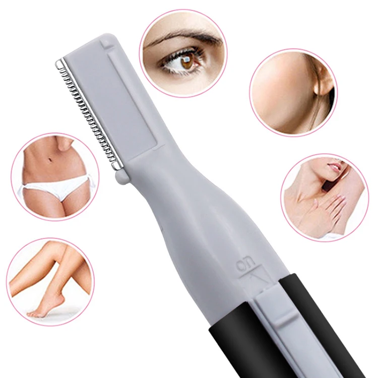 
Practical Electric Face Eyebrow Scissors Hair Trimmer Mini Portable Women Body Shaver Remover Blade Razor Epilator 