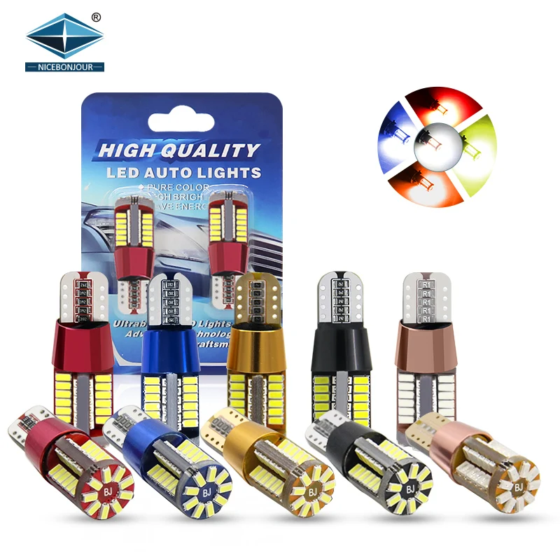 Most popular auto bulb t10 led car light W5W led 194 t10 led 5050 5 SMD car accessories