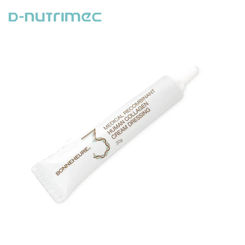 Hot Selling Repair Cram Anti Acne Scar Anti Aging Skin Whitening Cream with Main Ingredients Recombinant Type III Collagen