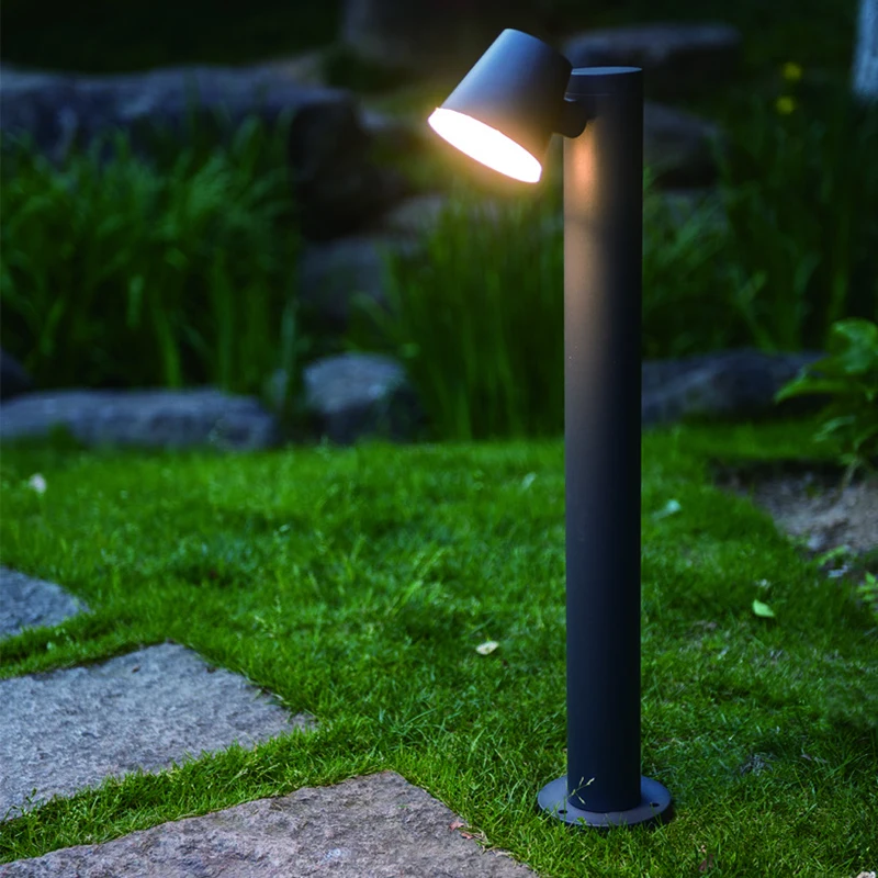 Garden lawn LED lamp column change Angle aluminum lighting has a wide range of application