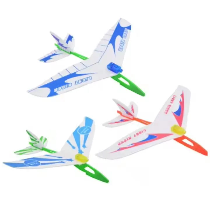 RTS DIY Glider Foam Powered Flying Plane Aircraft Model Science Educational Toys for Children
