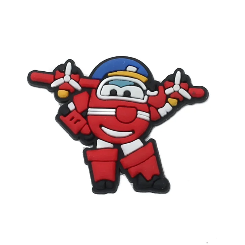 cartoon super wings wholesale croc pvc shoe charms woody shoe decoration custom charms