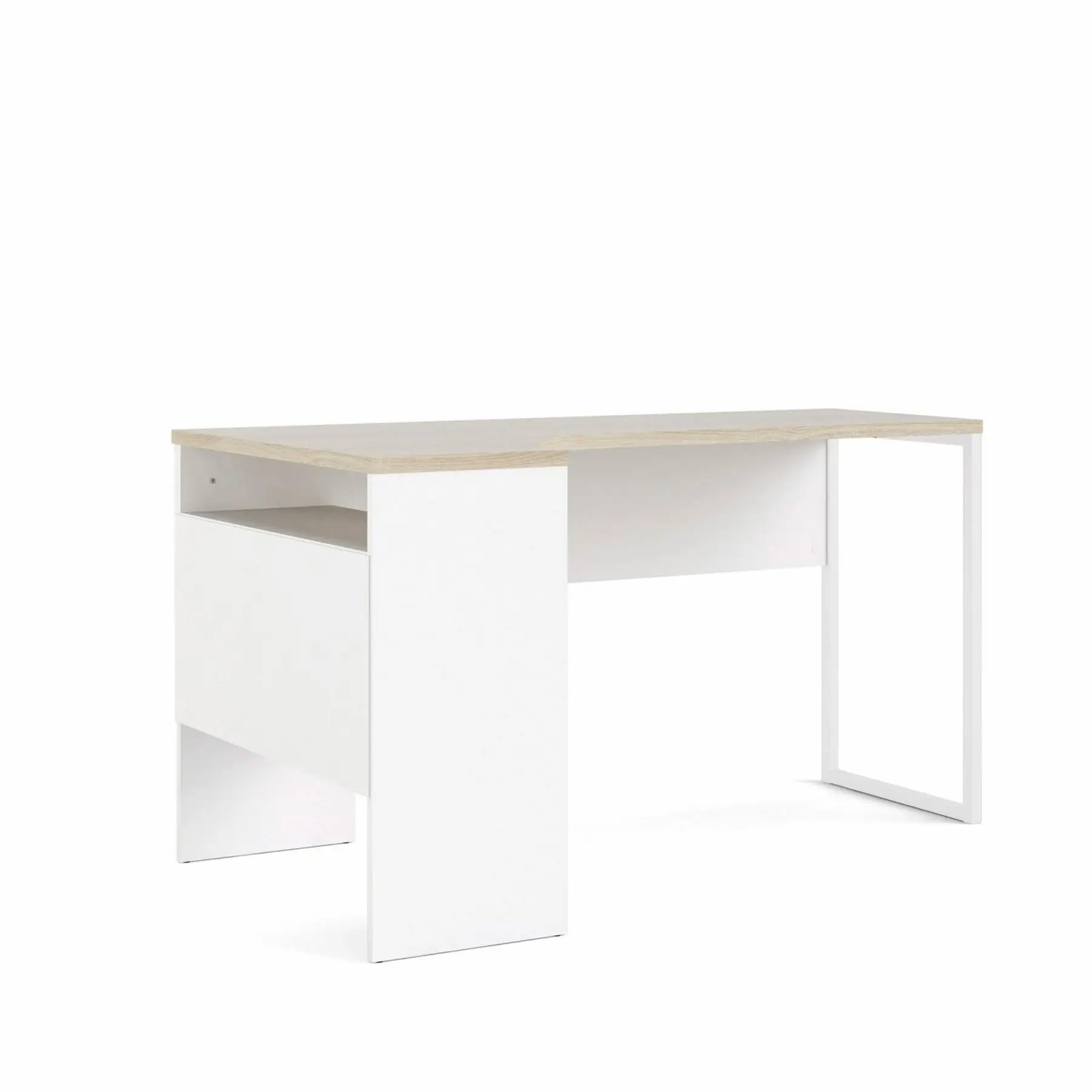 NOVA 21TPA002 Office Corner Desk Writing Study Table L-shaped Computer Desk With 2 Drawers
