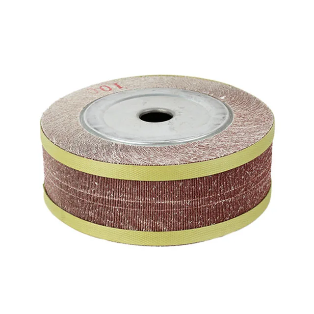 Grit 150 Imported Klingspor Sand Cloth Material 6.5*1*1 inch Flap Wheel for Rust Removing of Polishing Stainless Steel Metal