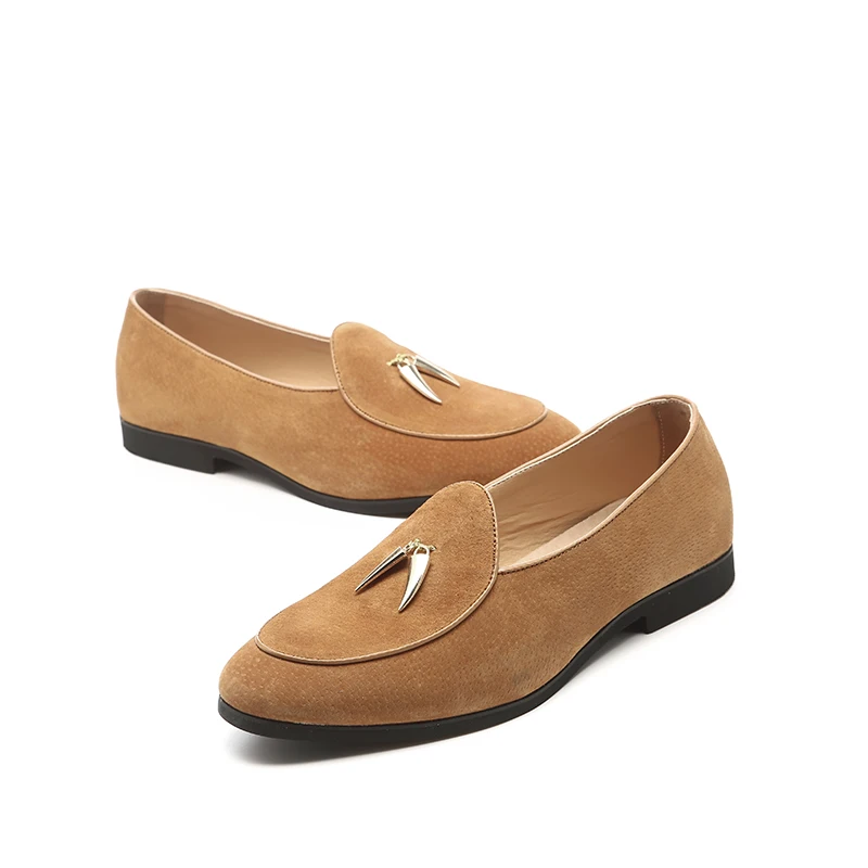 2021 Alibaba-China Online Shopping Fashion Italian Brand Luxury Men Loafers Dress Shoes Leather