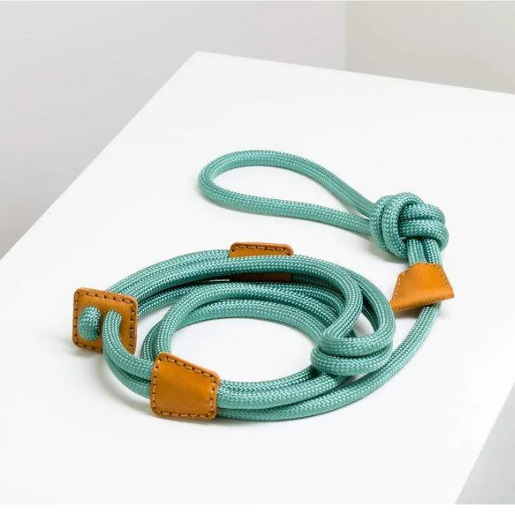 2021 YY Durable Dog Rope Leash Dog Harness Training Leash Cotton Rope for Walking