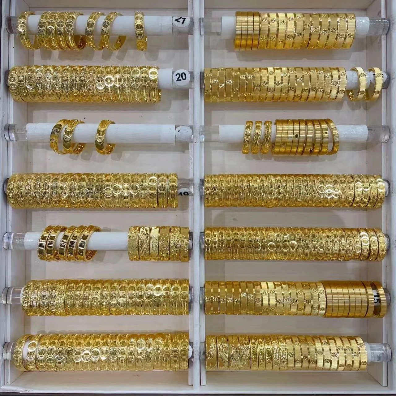 24K real gold ring OEM custom Chinese gold jewelry brand manufacturer With 35 years of gold and jewelry import and export rights