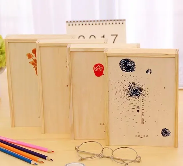 
Van Gogh Wooden Notebook 