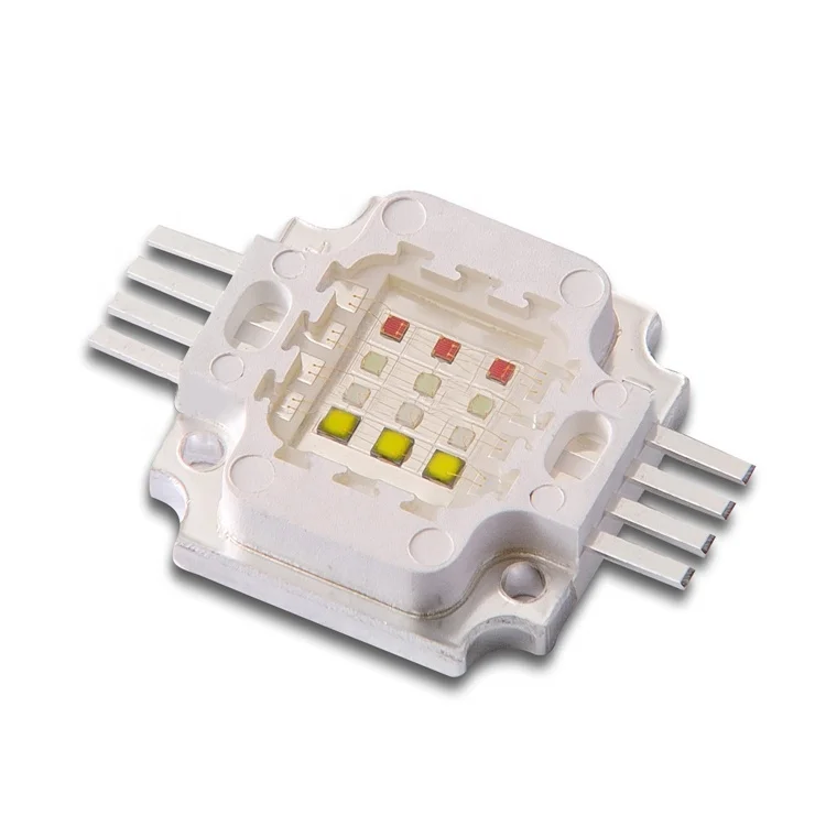 12W RGBW Full Color High Power LED Lamp Bead Stage Lighting with Integrated RGBW Emitting Red Blue White Green Warm White