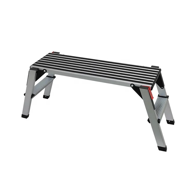 Special Design Adjustable Aluminium Car Wash Folding work platform foldable bench