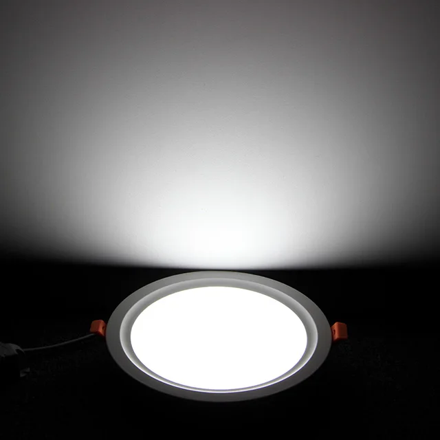 Chinese suppliers 7w 15w 15w 18W  24w round recessed aluminum panel downlight high luminous lamp led modern lights ceiling