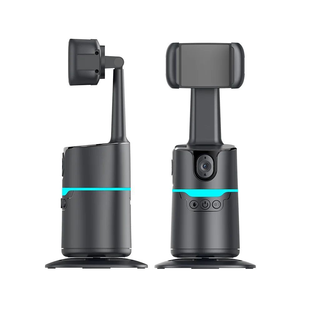 2025 Factory Wholesale Q14 Mobile Phone Stabilizers with 360 Rotation Auto AI Focus Face Tracking and Magnetic Holder