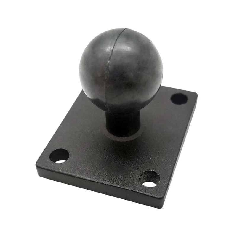 Flexible vehicle mobile phone support car dashboard cellphone holder screw mount 1 inch ball head square amps pattern mounts