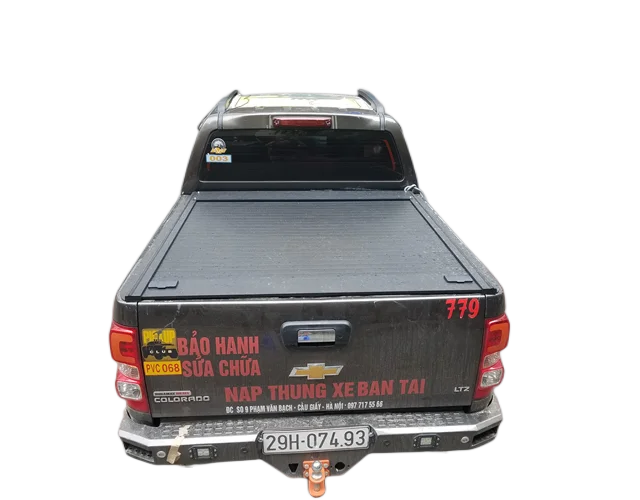 Waterproof security Aluminum rolling rear pickup truck cover