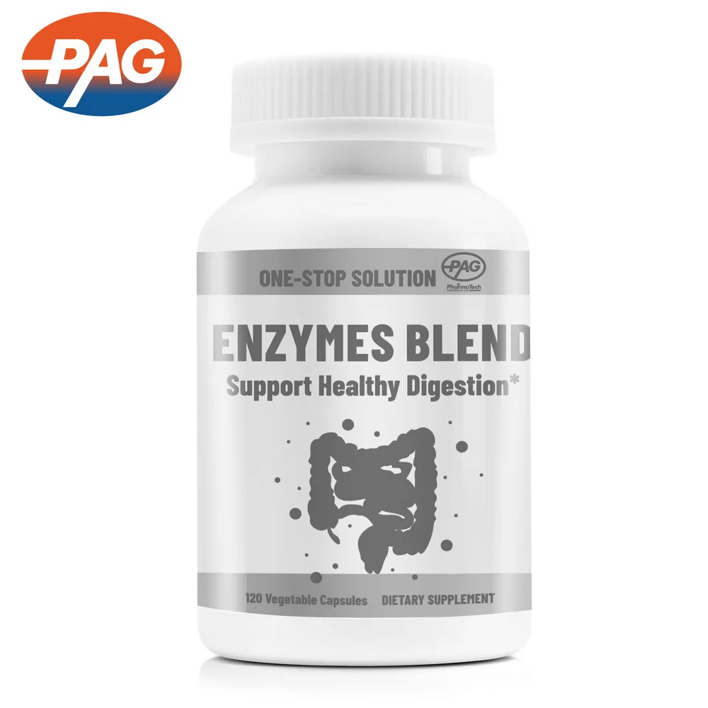 Настраиваемые улучшения здоровья кишечника оптимальное пищеварительное здоровье пищеварительные ферменты пребиотические жесткие капсулы