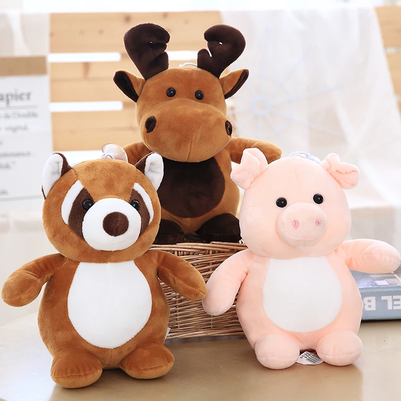 New Design Customized Cute Plush Toys Stuffed Animal Hippo 8'  Plush Toy Doll Monkey, Elephant, Bear, Frog