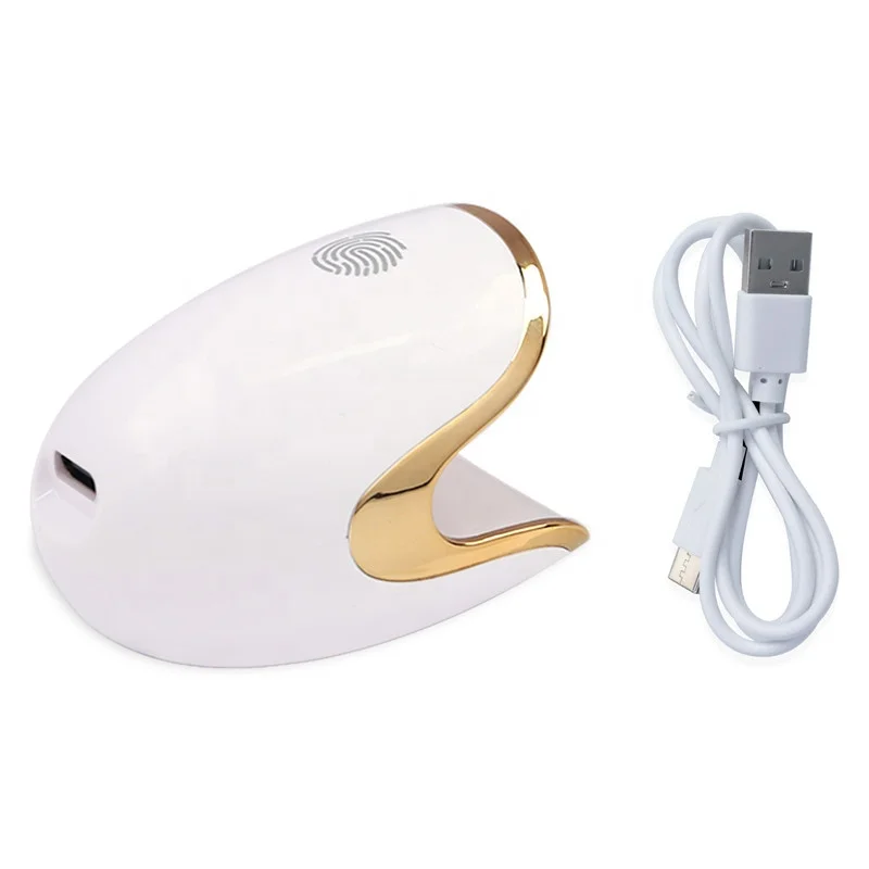 New Q6 Mini Portable Quick Dry UV LED Nail Lamp 12W Finger USB Mouth Shape Nail Dryer Lamp For Gel Curing