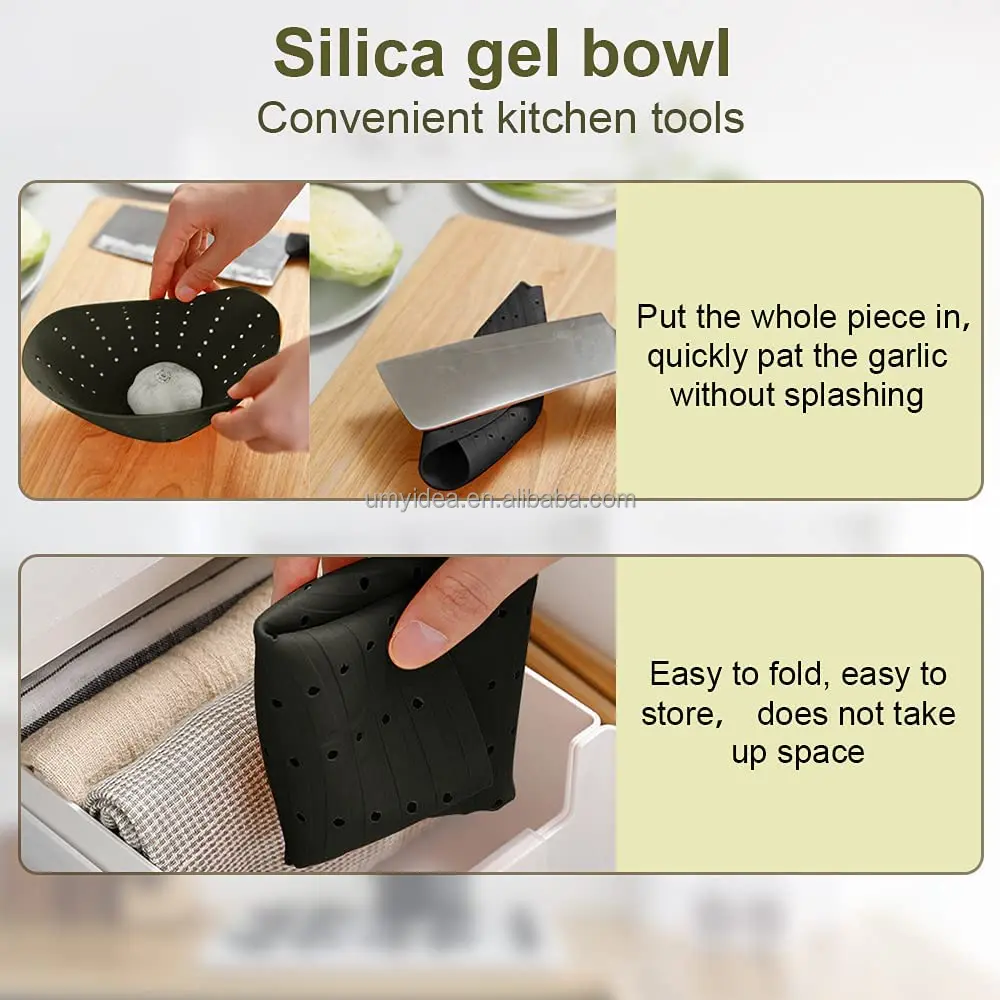 2022 SQUEEZABLE Silicone Food Strainer Collapsible Colander,Portable Veggies Fruits Drainer Steam Basket Pasta Sieve Travel