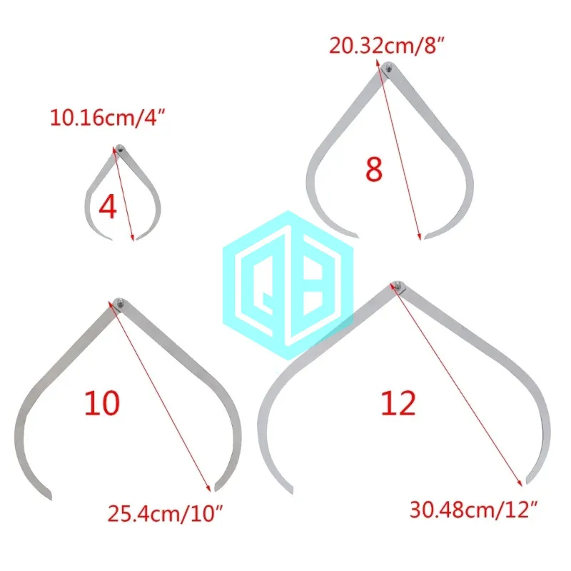 Stainless Steel Clay Pottery Inside Outside Caliper Vernier-Measuring Hand Tools TOP ones
