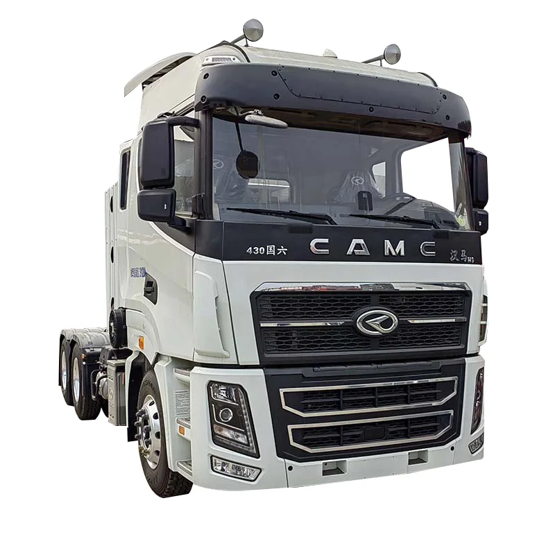 6x4 Natrual Gas CAMC Tractor Truck Head Used or New 40 Tons Air Suspension 430 HP Tractor Truck for Sale
