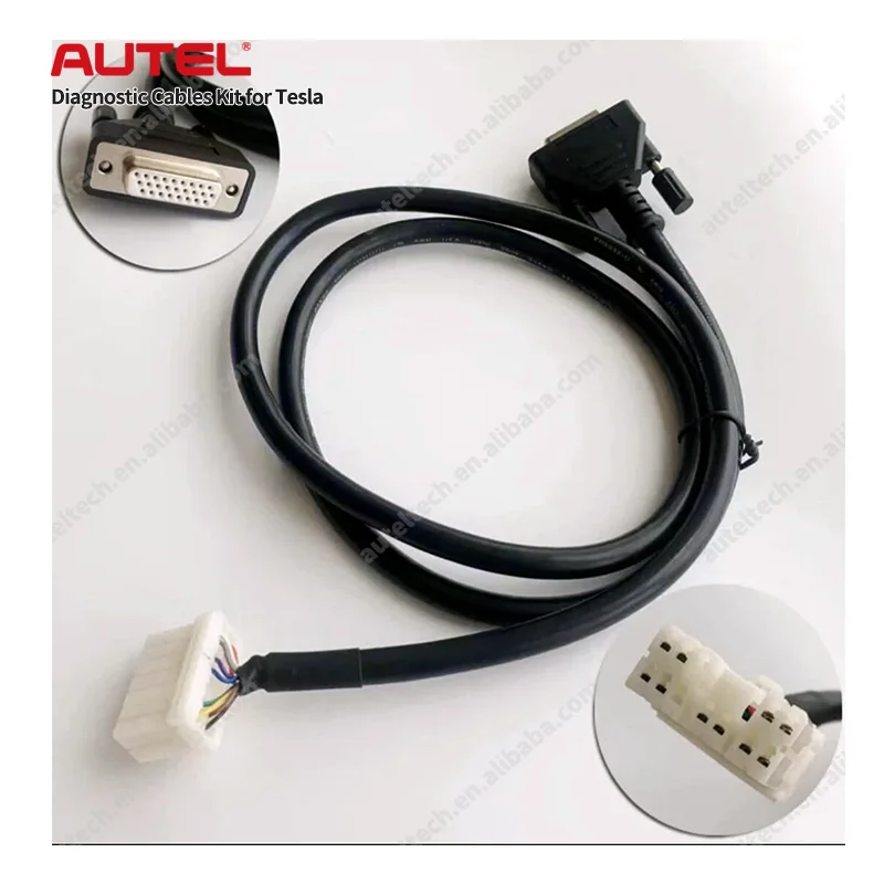 Autel MaxiSYS Ultra EV 909EV LAN CAN Related Systems X861/X863/X437 Diagnostic Cable Kit Fit For Tesla S  Tesla X