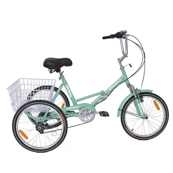
2020 20 inch single speed folding adult tricycle / trike / three wheel cargo cheap tricycle bike for sale 