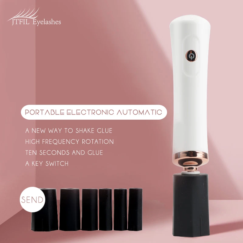 JTFIL Professional Eyelash Extension Accessories Glue Adhesive Mixer Eyelash Extension Glue Wake-up Lash Glue Shaker Tool