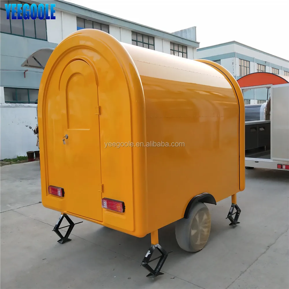 YEEGOOLE Cheap price and High Quality potato remorque mobile, hot dog carts food cart concession stand for sale