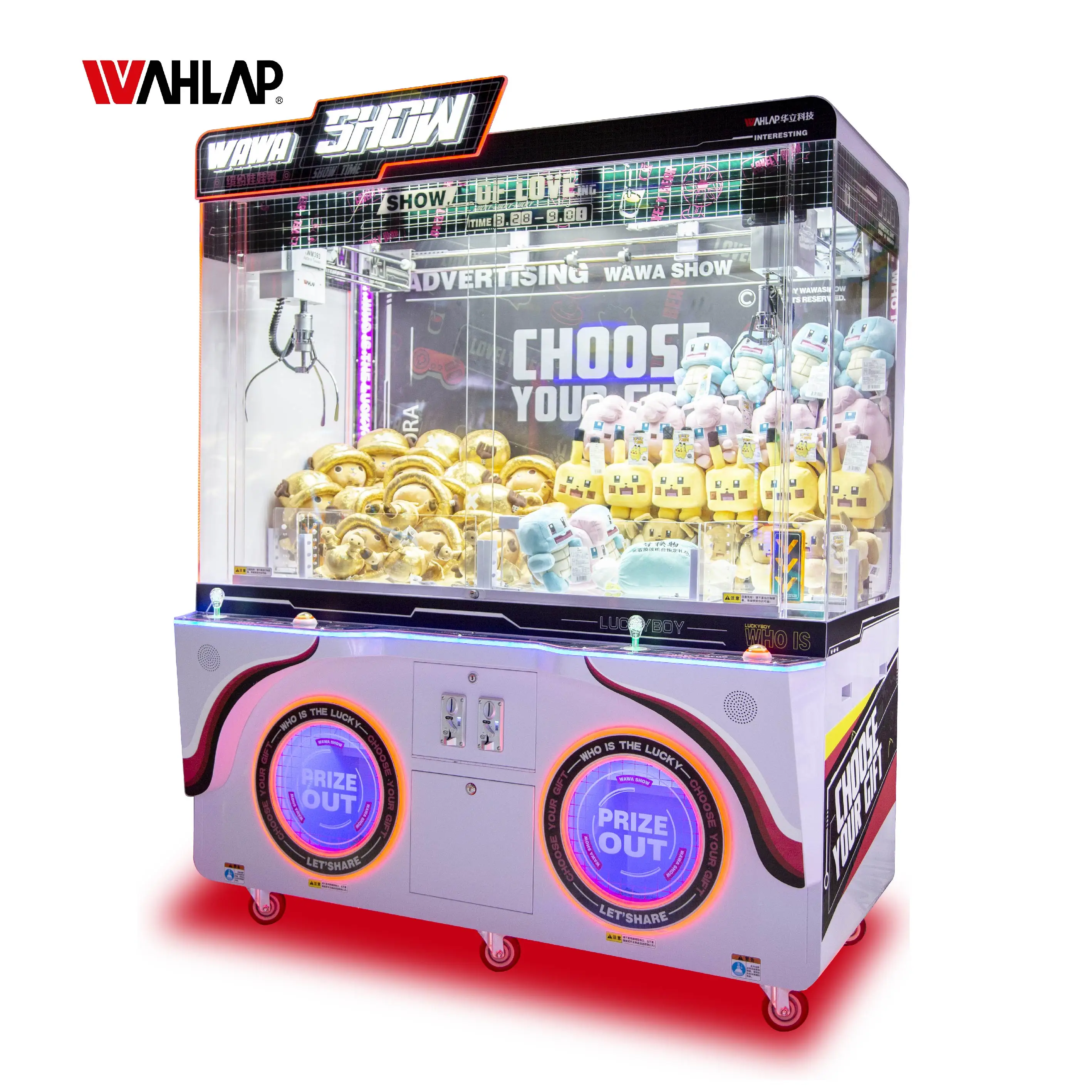 Modern and Stylish Mini Claw Machine Coin Pusher Machine Doll Crane Machine