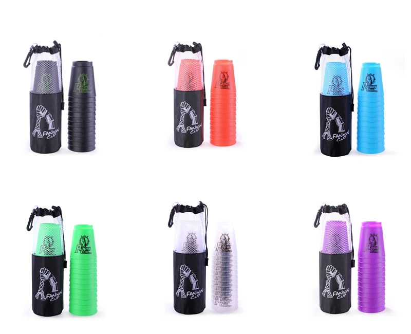 Plastic 12 Pack Quick Stack Cups Speed Training Stacking Game For Challenge Competition Travel Party