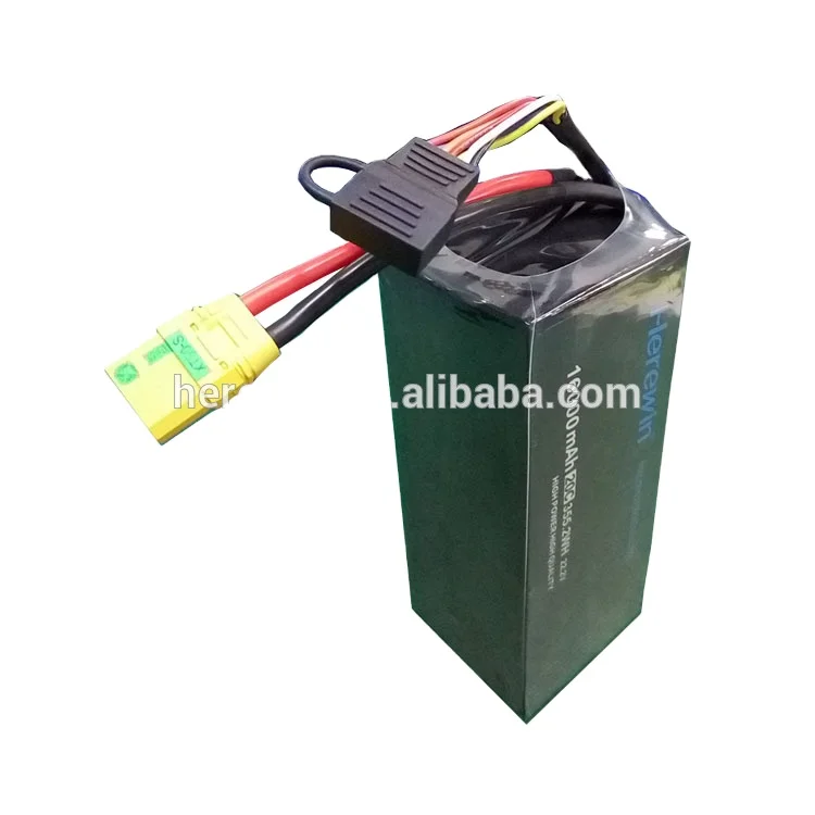 Высокое качество Лучшая цена 22,2 v перезаряжаемая литиевая батарея 16000mah с XT90-S кабелем AS150