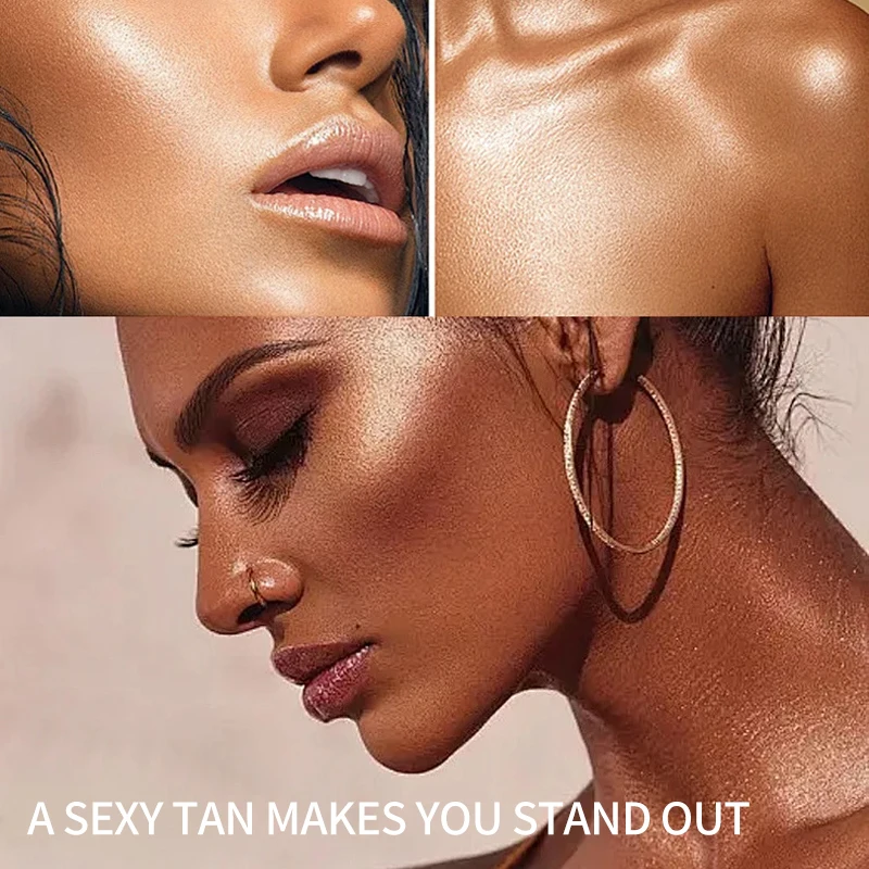 Private Label Tanning Sun Cream Gel Bronzer Body Sunless Accelerator Sunbed Tanning Cream
