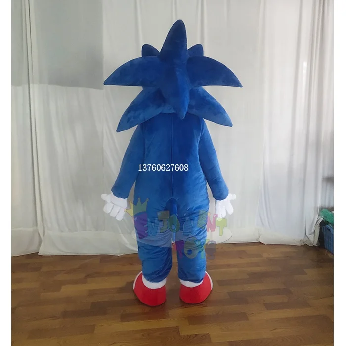 High quality custom made sonic mascot costume cosplay costumes for sale